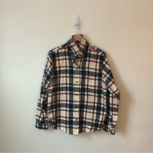 L.L.Bean Women’s Scotch Plaid Flannel Regular Large